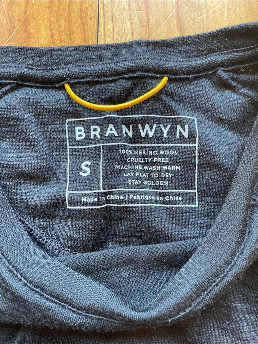 Branwyn long sleeve cropped top